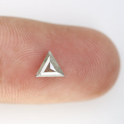 Salt and Pepper Triangle Cut Diamond, Natural Loose Unique Diamonds, For bracelet & pendant necklace, handmade Victorian jewelry women gift