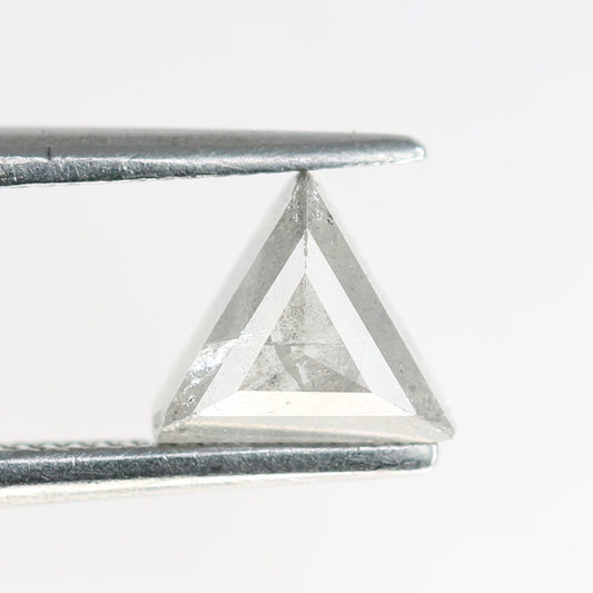 0.81 CT Salt and Pepper Triangle Cut Diamond, Natural Loose Grey Diamonds, For bracelet & pendant necklace, Victorian jewelry women gift
