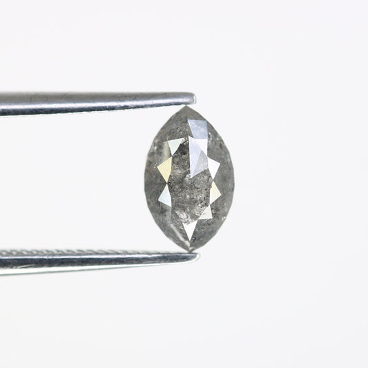 0.98 CT Natural Marquise Shape Salt And Pepper Diamond | Black/Grey Diamonds For Weeding & Earring | For pendant | For Bracelet Diamonds