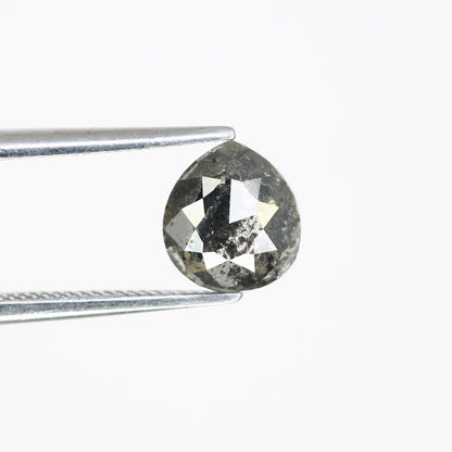 1.15 CT Pear Cut Salt and Pepper Loose Diamond for Birthday Gift | Perfect Gift for Mom or Daughter | Elegant Gold Ring Gemstone