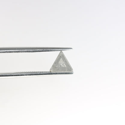 0.81 CT Salt and Pepper Triangle Cut Diamond, Natural Loose Grey Diamonds, For bracelet & pendant necklace, Victorian jewelry women gift