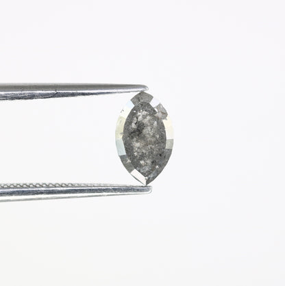 0.98 CT Natural Marquise Shape Salt And Pepper Diamond | Black/Grey Diamonds For Weeding & Earring | For pendant | For Bracelet Diamonds