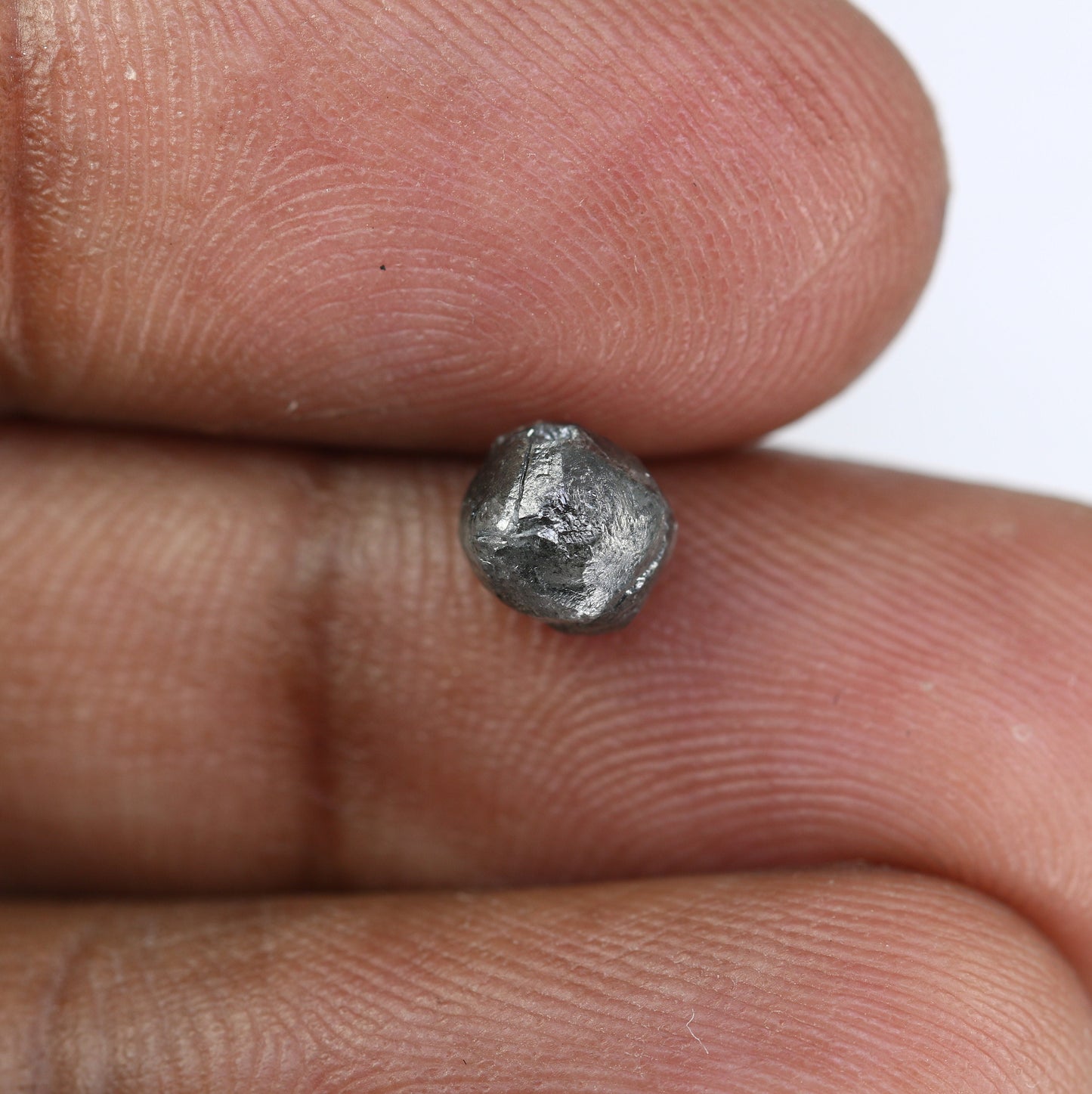 1.97CT Salt and Pepper Uncut Gray Diamond|For Rough Diamond Gold Ring|Raw Diamond For Jewelry|Unique Gift|Antique Raw Diamond Gift