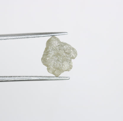 2.74 CT Salt and Pepper Uncut White Diamond|For Rough Diamond Gold Ring|Raw Diamond For Jewelry|Unique Gift|Antique Raw Diamond Gift