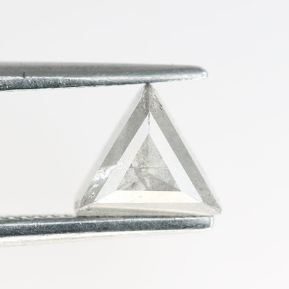 0.81 CT Salt and Pepper Triangle Cut Diamond, Natural Loose Grey Diamonds, For bracelet & pendant necklace, Victorian jewelry women gift