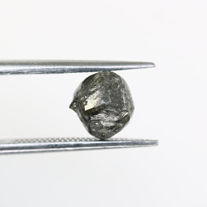 2.40CT Salt and Pepper Uncut Gray Diamond|For Rough Diamond Gold Ring|Raw Diamond For Jewelry|Unique Gift|Antique Raw Diamond Gift