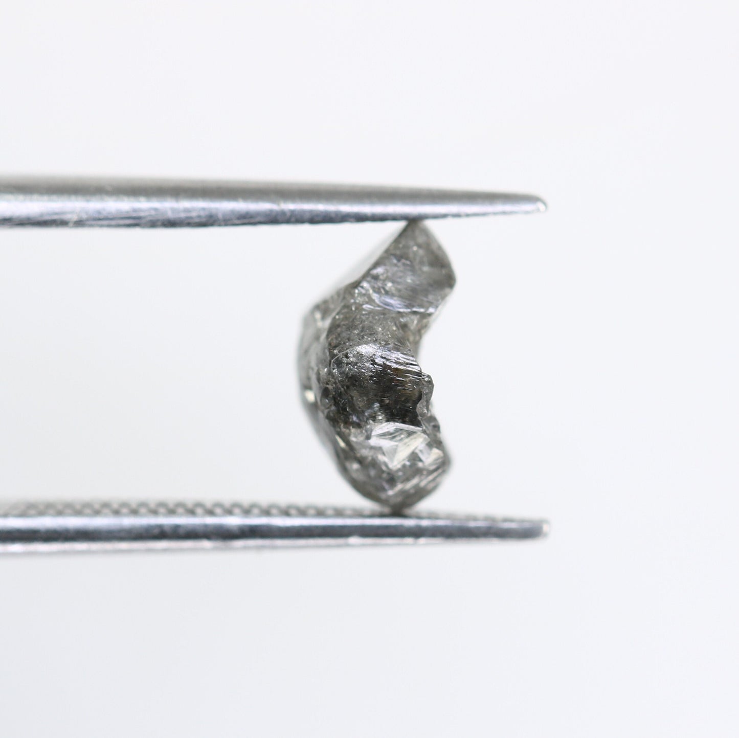 1.45 CT Salt and Pepper Uncut Gray Diamond|For Rough Diamond Gold Ring|Raw Diamond For Jewelry|Unique Gift|Antique Raw Diamond Gift