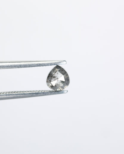 0.57 CT Pear Shape Galaxy Diamond | Unique Engagement Ring | Natural Diamond Jewelry | Gold Ring