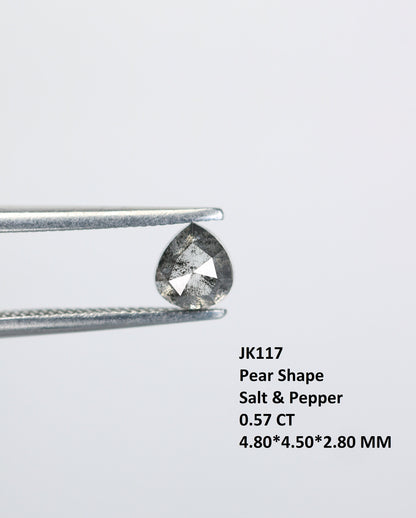 0.57 CT Pear Shape Galaxy Diamond | Unique Engagement Ring | Natural Diamond Jewelry | Gold Ring