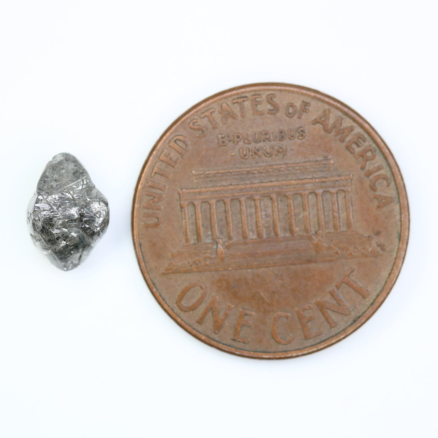 1.45 CT Salt and Pepper Uncut Gray Diamond|For Rough Diamond Gold Ring|Raw Diamond For Jewelry|Unique Gift|Antique Raw Diamond Gift
