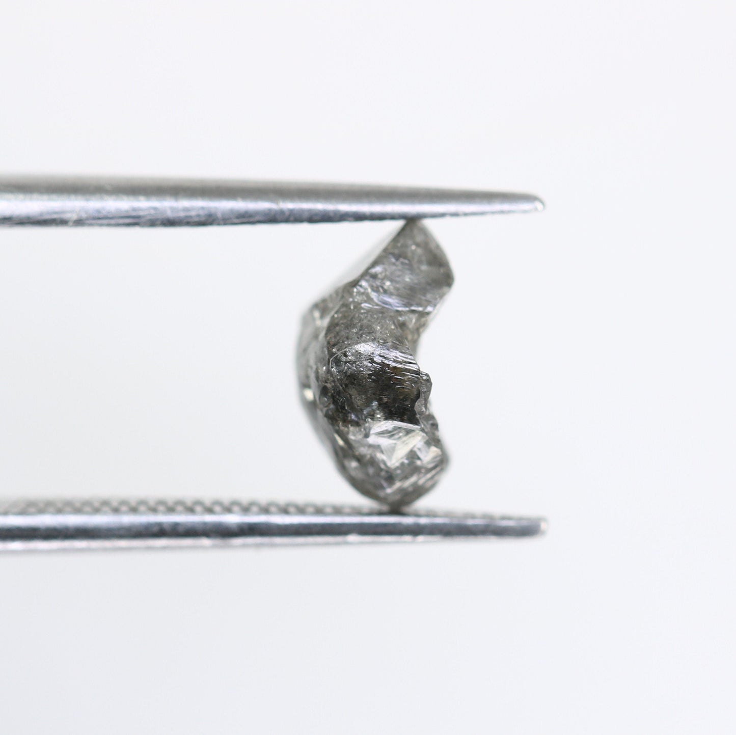 1.45 CT Salt and Pepper Uncut Gray Diamond|For Rough Diamond Gold Ring|Raw Diamond For Jewelry|Unique Gift|Antique Raw Diamond Gift