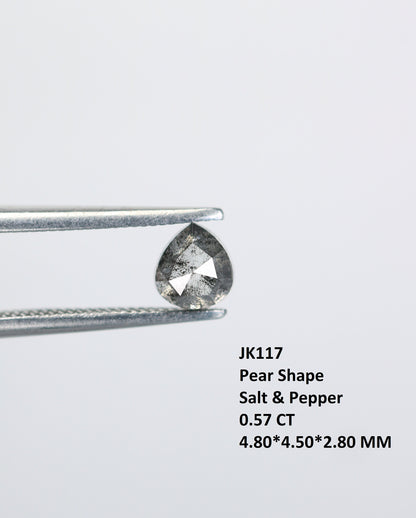 0.57 CT Pear Shape Galaxy Diamond | Unique Engagement Ring | Natural Diamond Jewelry | Gold Ring