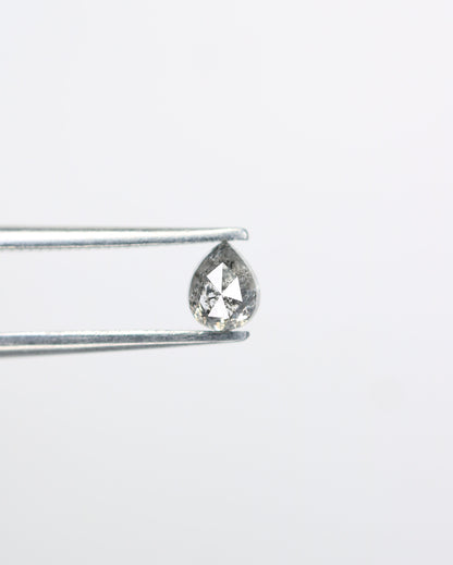 0.35 CT Pear Shape Diamond For Salt and Pepper Engagement RingFor Gold Ring Diamonds