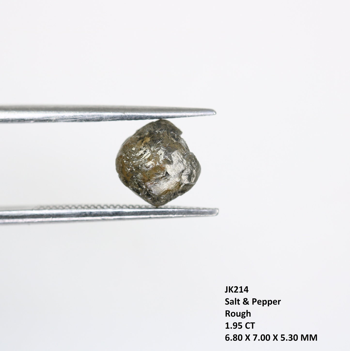 1.95 CT Natural Rough Gray Uncut Diamond|For Uncut Rough Diamond Gold Ring|Raw Diamond For Jewelry|Unique Gift|Antique Raw Diamond Gift