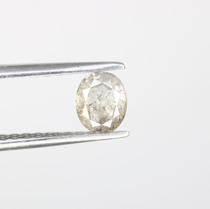 Salt and Pepper Oval Cut Diamond - Ideal for Engagement Rings & Elegant Gold Ring Jewelry for Unique Style