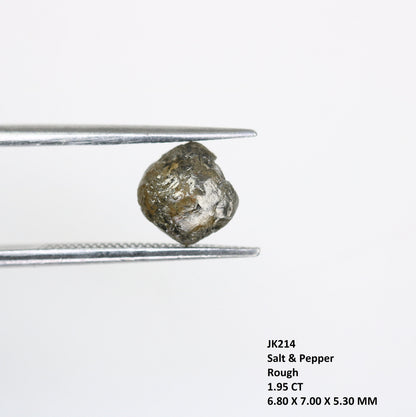 1.95 CT Natural Rough Gray Uncut Diamond|For Uncut Rough Diamond Gold Ring|Raw Diamond For Jewelry|Unique Gift|Antique Raw Diamond Gift