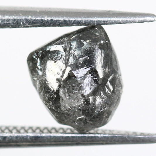 1.99ct Natural Rough Black Uncut Diamond|For Uncut Rough Diamond Gold Ring|Raw Diamond For Jewelry|Unique Gift|Antique Raw Diamond Gift