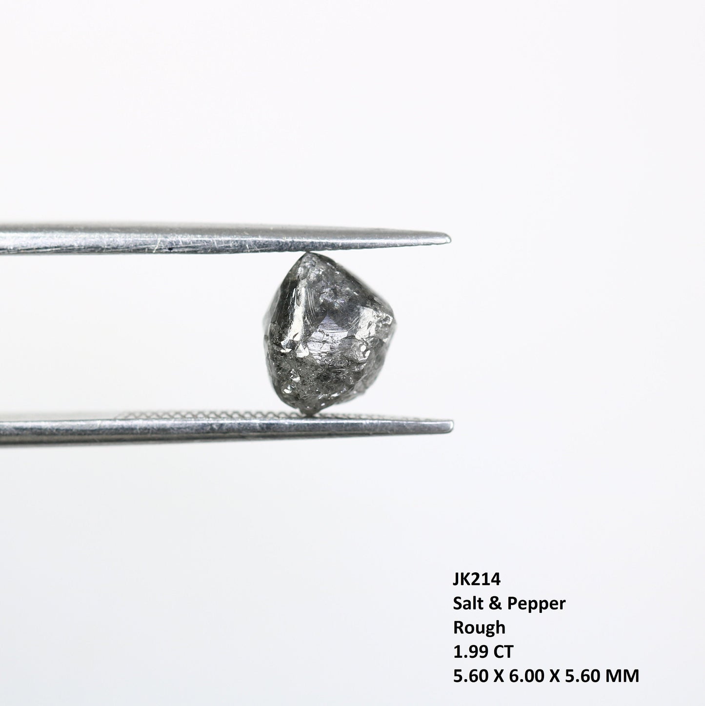 1.99ct Natural Rough Black Uncut Diamond|For Uncut Rough Diamond Gold Ring|Raw Diamond For Jewelry|Unique Gift|Antique Raw Diamond Gift
