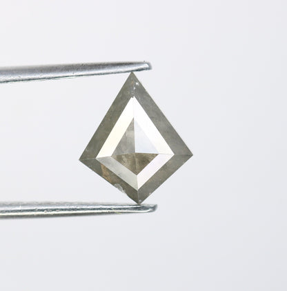 1.64 CT Grey Kite shape Natural Loose Diamond  -Kite Shape Salt and Pepper Diamond - For Salt Pepper Diamond Ring - Sale Offer- Unique Gift