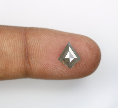 1.64 CT Grey Kite shape Natural Loose Diamond  -Kite Shape Salt and Pepper Diamond - For Salt Pepper Diamond Ring - Sale Offer- Unique Gift