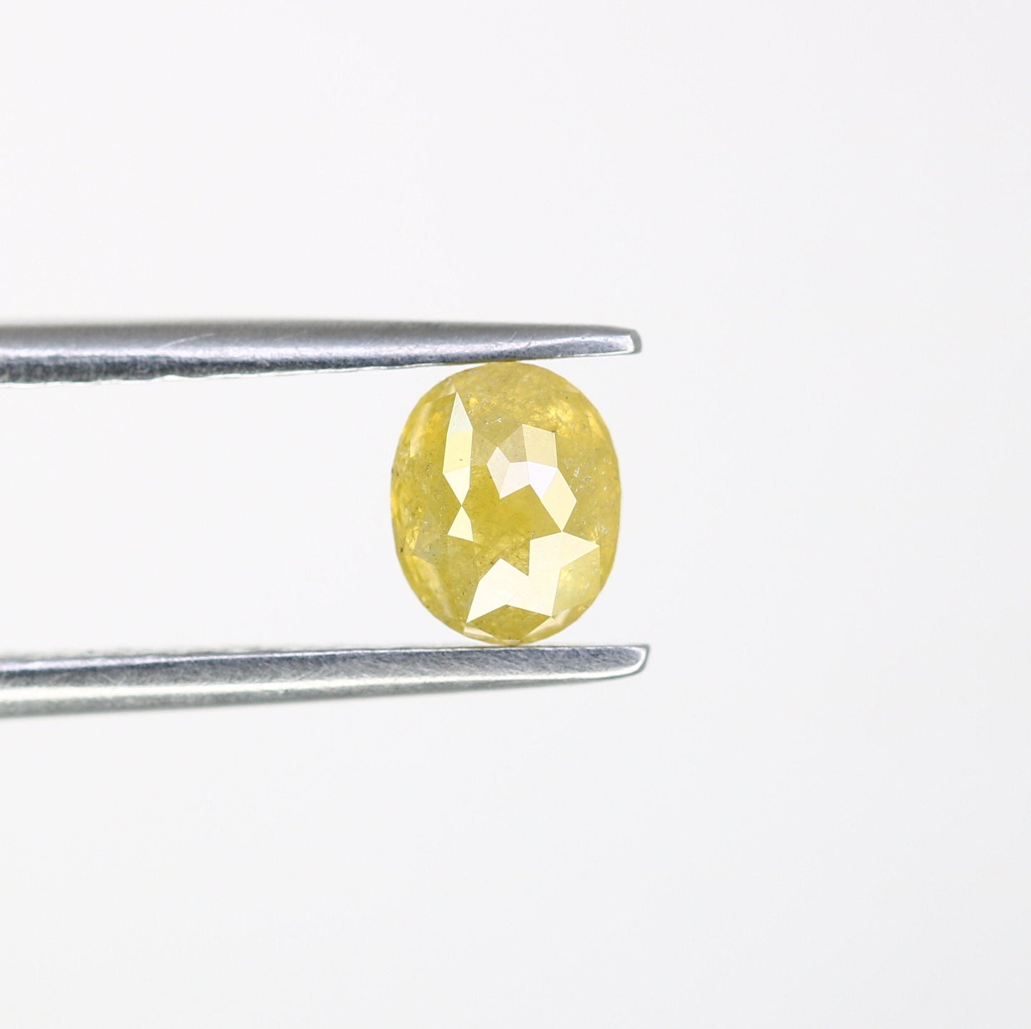 Loose Yellow Rose Cut Oval Diamond - Perfect for Gold Rings & Elegant Jewelry Designs for Distinctive Style