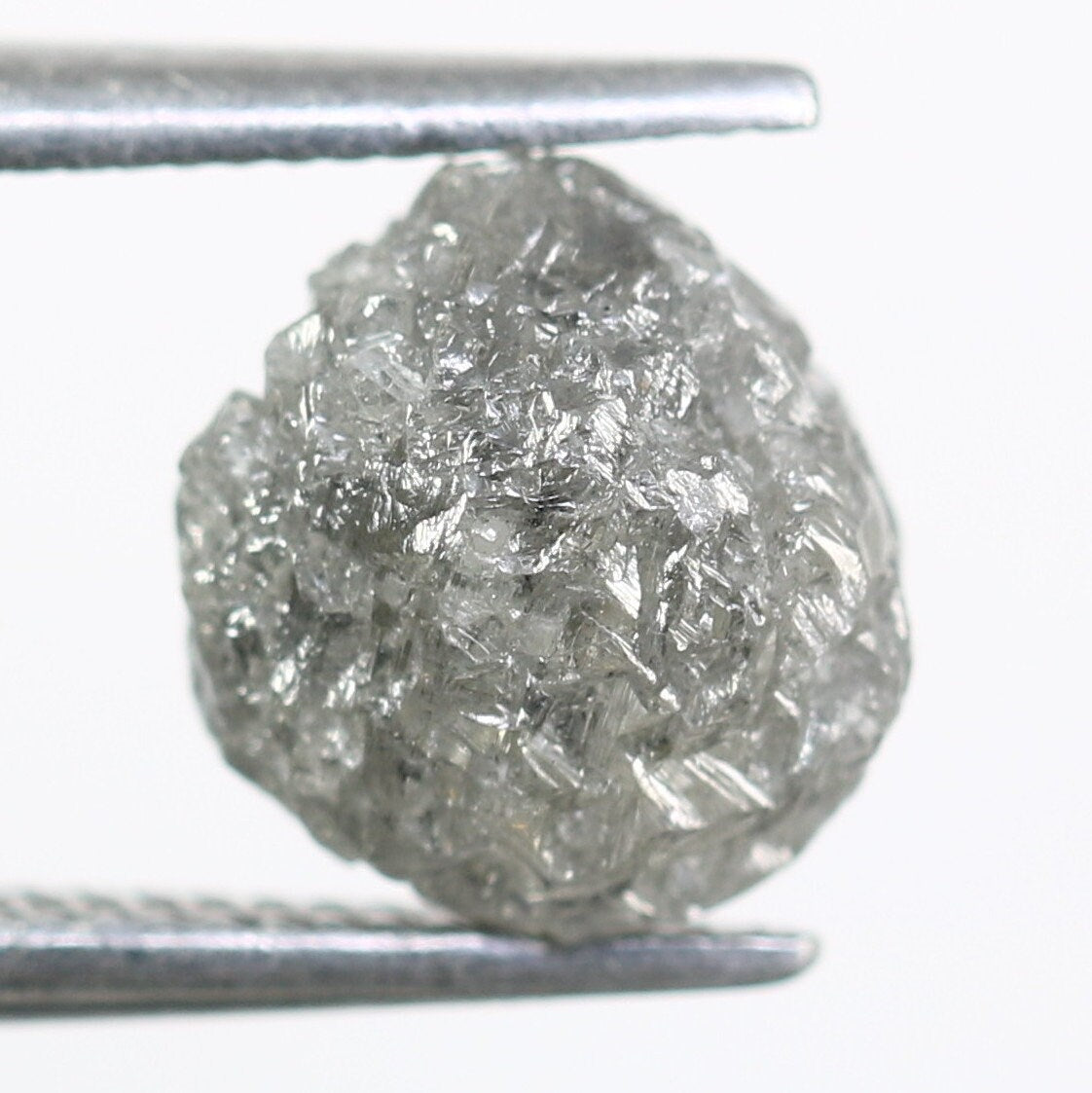 2.19CT Natural Rough Gray Uncut Diamond|For Uncut Rough Diamond Gold Ring|Raw Diamond For Jewelry|Unique Gift|Antique Raw Diamond Gift