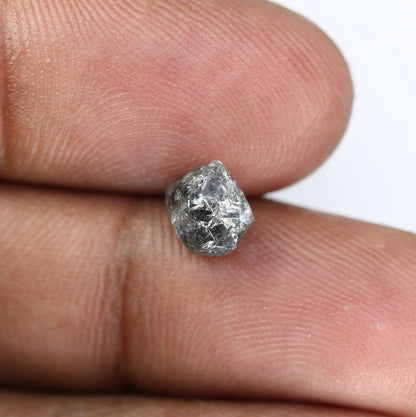 2.16 CT Natural Rough Gray Uncut Diamond|For Uncut Rough Diamond Gold Ring|Raw Diamond For Jewelry|Unique Gift|Antique Raw Diamond Gift