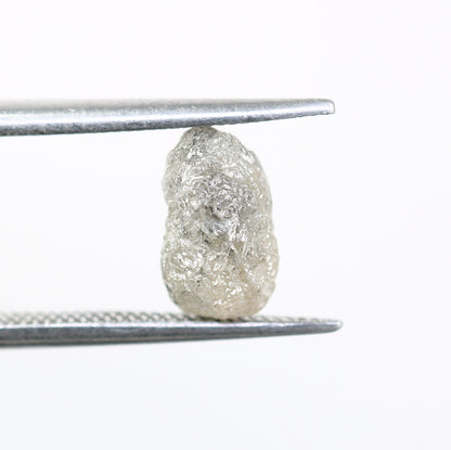 2.30CT Natural Rough Gray Uncut Diamond|For Uncut Rough Diamond Gold Ring|Raw Diamond For Jewelry|Unique Gift|Antique Raw Diamond Gift