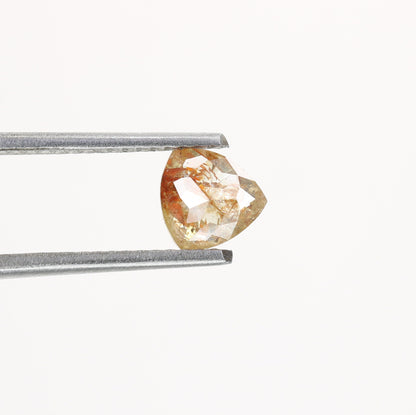 0.86 CT Beautiful Trillion Shape Fancy Natural Peach Diamond For Proposal Ring | Trillion Diamond Ring | Peach Trillion Diamond | Stone Ring