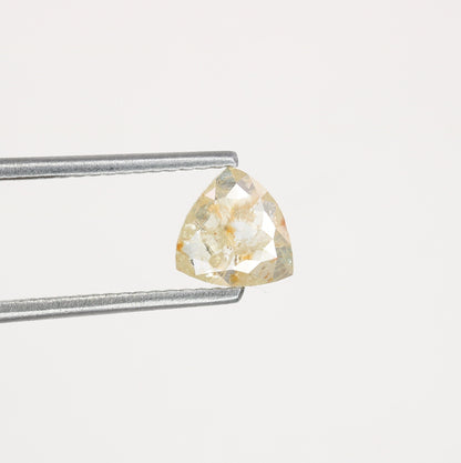 0.69 CT Natural Peach Beautiful Trillion Shape Diamond For Wedding Ring | Peach Trillion Stone | Trillion Diamond Ring | Peach Diamond Ring