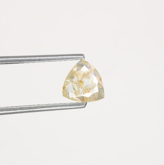0.69 CT Natural Peach Beautiful Trillion Shape Diamond For Wedding Ring | Peach Trillion Stone | Trillion Diamond Ring | Peach Diamond Ring