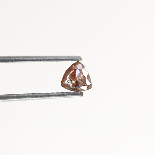 0.42 CT Loose Trillion Shape 5 MM Natural Red Diamond For Jewelry | Red Diamond Ring | Red Trillion Diamond | Trillion Stone Ring Diamonds