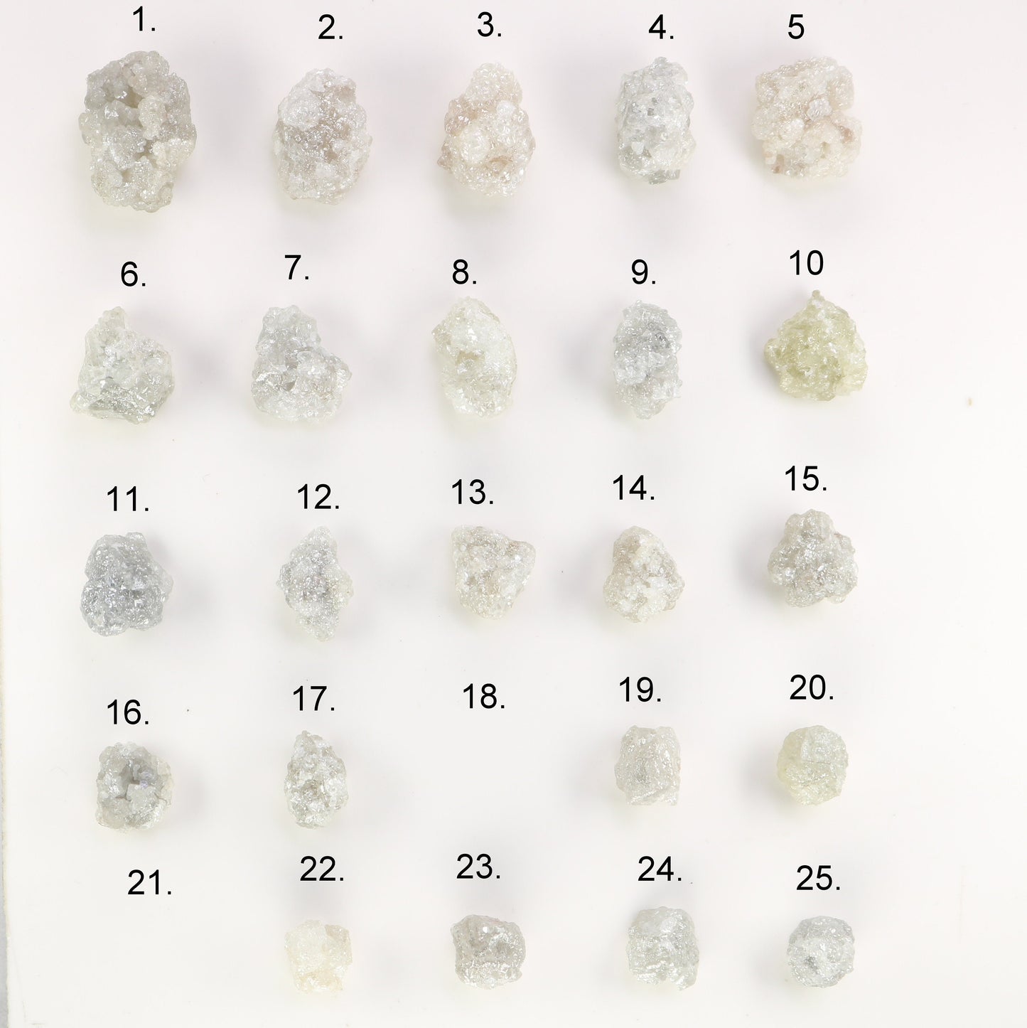 Natural Snow White Loose Rough Diamond | Grey Diamond Ring | Rough Stone Jewelry | Customize Jewelry | Valentine's Day Sale | Gift For Her