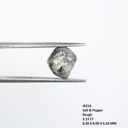 3.13CT Natural Rough Gray Uncut Diamond|For Uncut Rough Diamond Gold Ring|Raw Diamond For Jewelry|Unique Gift|Antique Raw Diamond Gift