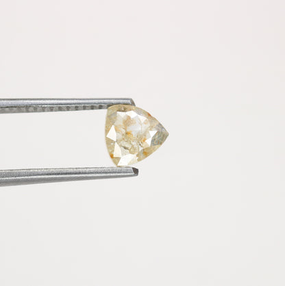 0.69 CT Natural Peach Beautiful Trillion Shape Diamond For Wedding Ring | Peach Trillion Stone | Trillion Diamond Ring | Peach Diamond Ring