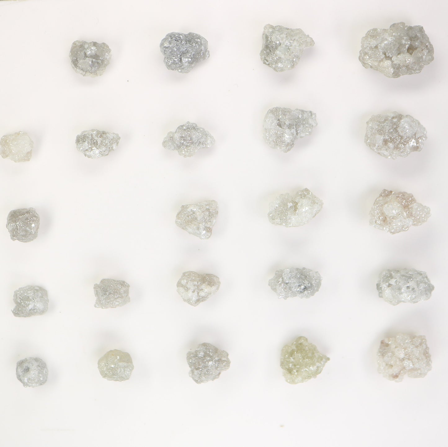 Natural Snow White Loose Rough Diamond | Grey Diamond Ring | Rough Stone Jewelry | Customize Jewelry | Valentine's Day Sale | Gift For Her
