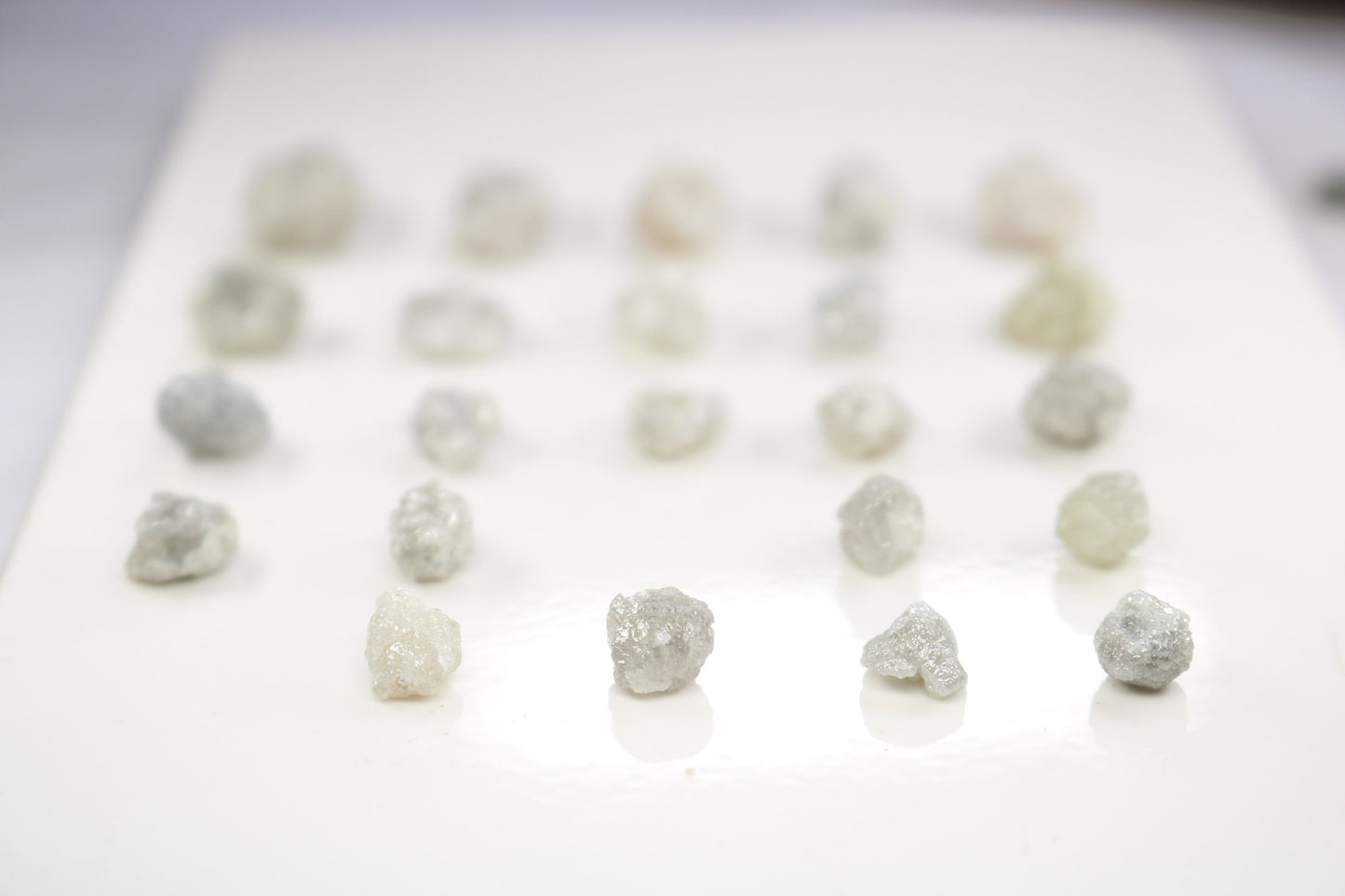 Natural Snow White Loose Rough Diamond | Grey Diamond Ring | Rough Stone Jewelry | Customize Jewelry | Valentine's Day Sale | Gift For Her