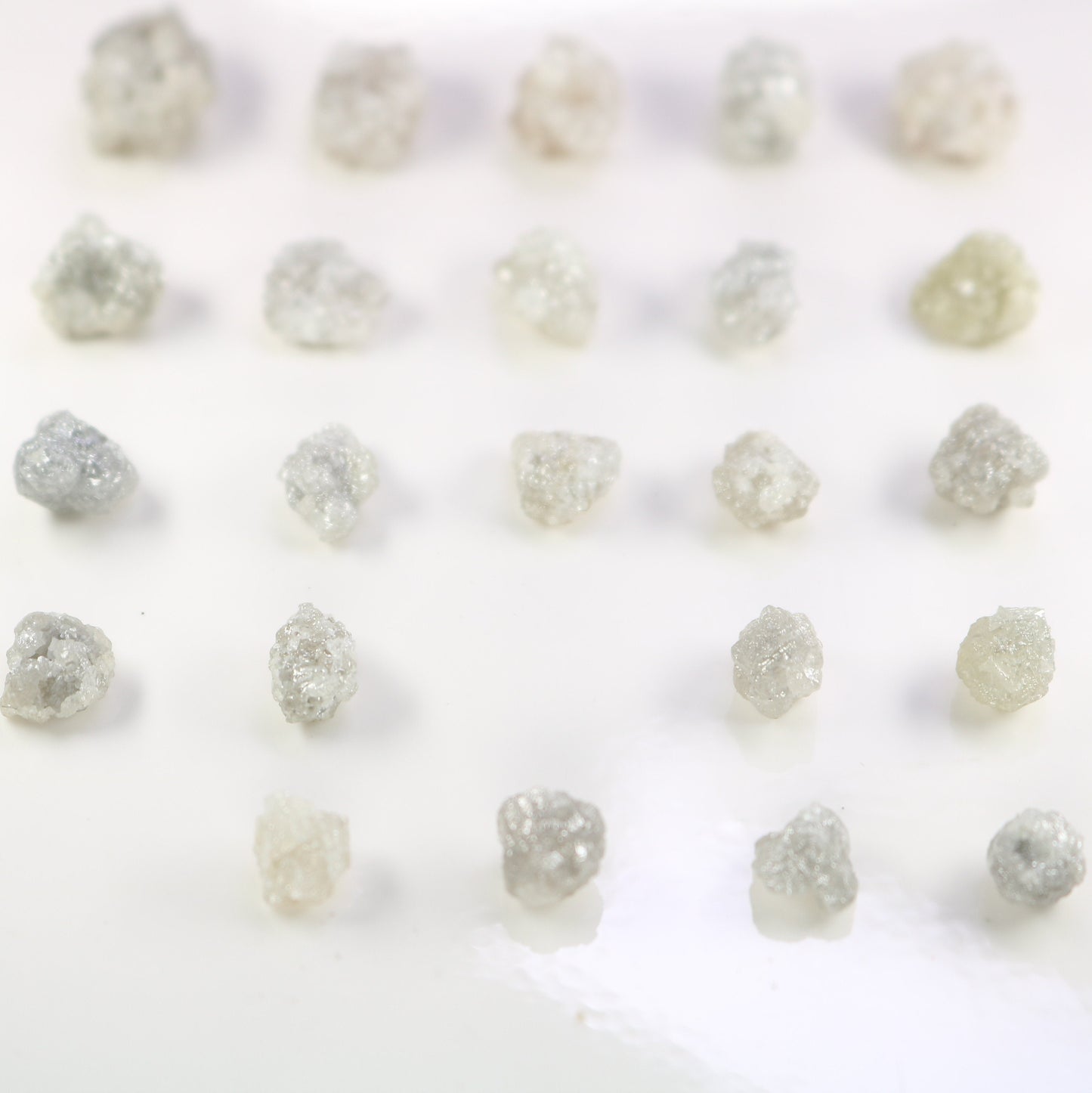 Natural Snow White Loose Rough Diamond | Grey Diamond Ring | Rough Stone Jewelry | Customize Jewelry | Valentine's Day Sale | Gift For Her