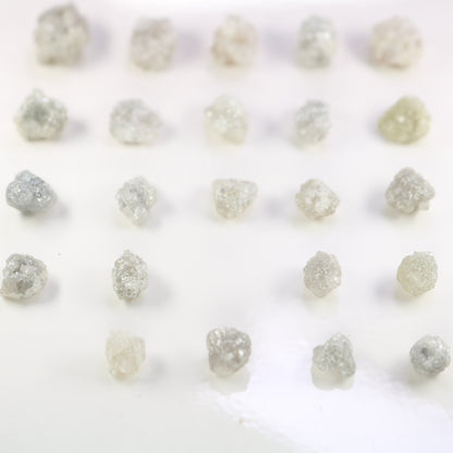 Natural Snow White Loose Rough Diamond | Grey Diamond Ring | Rough Stone Jewelry | Customize Jewelry | Valentine's Day Sale | Gift For Her