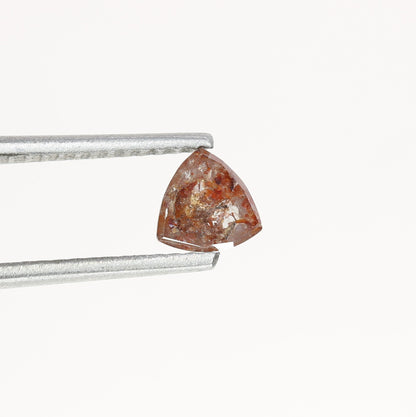 0.42 CT Loose Trillion Shape 5 MM Natural Red Diamond For Jewelry | Red Diamond Ring | Red Trillion Diamond | Trillion Stone Ring Diamonds