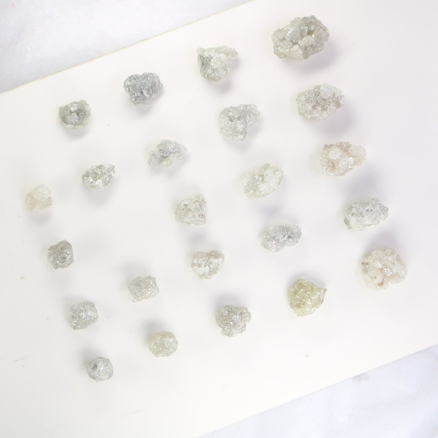 Natural Snow White Loose Rough Diamond | Grey Diamond Ring | Rough Stone Jewelry | Customize Jewelry | Valentine's Day Sale | Gift For Her