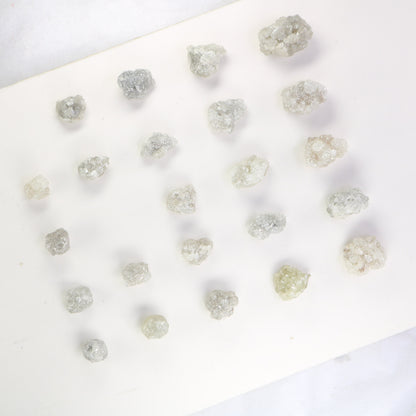 Natural Snow White Loose Rough Diamond | Grey Diamond Ring | Rough Stone Jewelry | Customize Jewelry | Valentine's Day Sale | Gift For Her