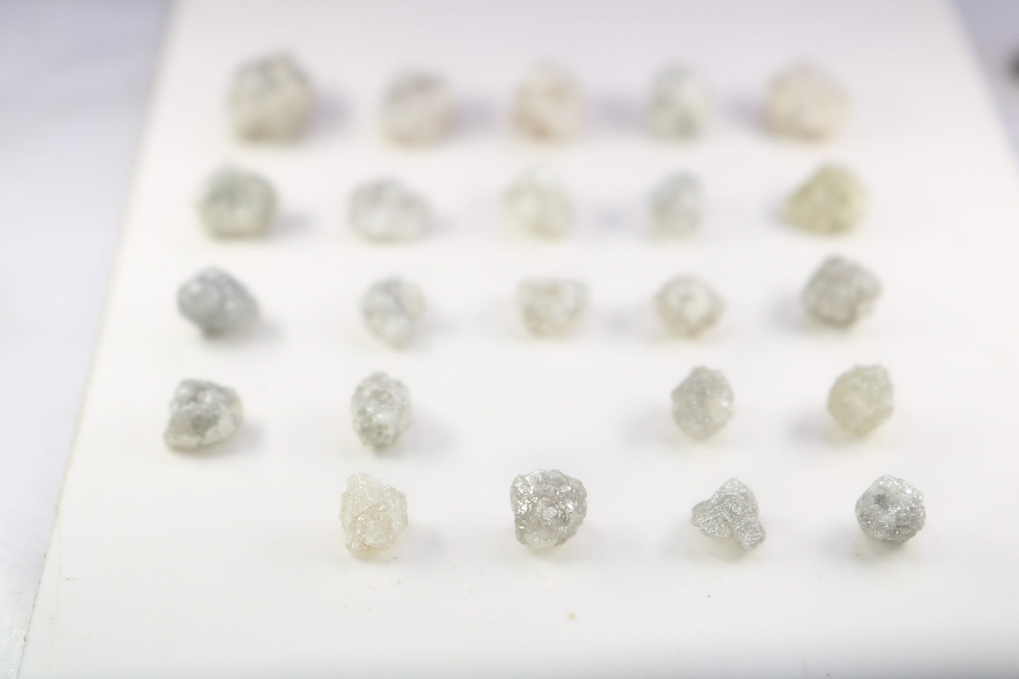 Natural Snow White Loose Rough Diamond | Grey Diamond Ring | Rough Stone Jewelry | Customize Jewelry | Valentine's Day Sale | Gift For Her