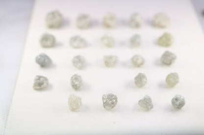 Natural Snow White Loose Rough Diamond | Grey Diamond Ring | Rough Stone Jewelry | Customize Jewelry | Valentine's Day Sale | Gift For Her