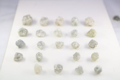 Natural Snow White Loose Rough Diamond | Grey Diamond Ring | Rough Stone Jewelry | Customize Jewelry | Valentine's Day Sale | Gift For Her