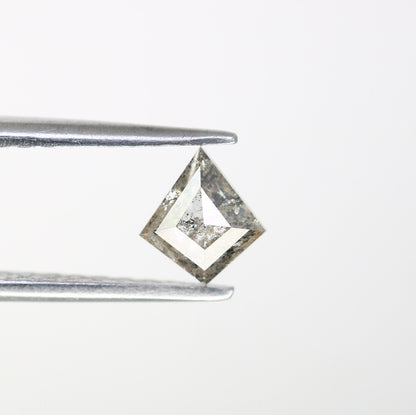 0.55 CT Kite shape Natural Loose Diamond  -Kite Shape Salt and Pepper Diamond - For Salt Pepper Diamond Ring - Sale Offer- Unique Gift