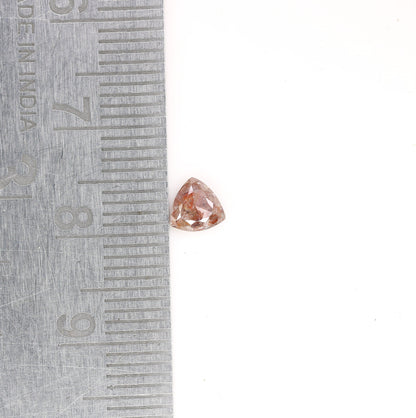 0.42 CT Loose Trillion Shape 5 MM Natural Red Diamond For Jewelry | Red Diamond Ring | Red Trillion Diamond | Trillion Stone Ring Diamonds
