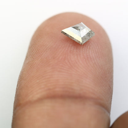 0.55 CT Kite shape Natural Loose Diamond  -Kite Shape Salt and Pepper Diamond - For Salt Pepper Diamond Ring - Sale Offer- Unique Gift