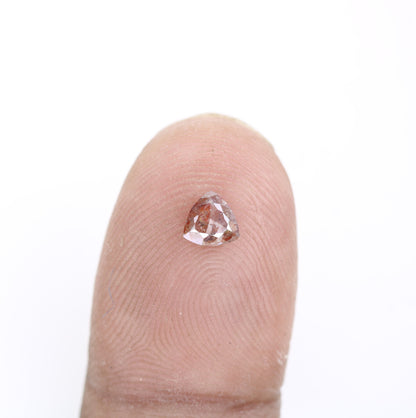 0.42 CT Loose Trillion Shape 5 MM Natural Red Diamond For Jewelry | Red Diamond Ring | Red Trillion Diamond | Trillion Stone Ring Diamonds