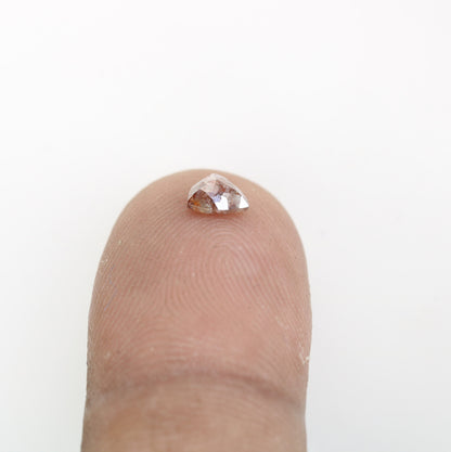 0.42 CT Loose Trillion Shape 5 MM Natural Red Diamond For Jewelry | Red Diamond Ring | Red Trillion Diamond | Trillion Stone Ring Diamonds